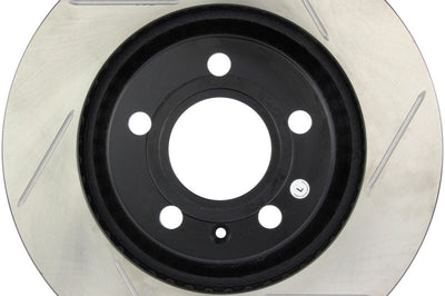 Stoptech StopTech Power Slot 04-09 Audi S4 Left Rear Slotted Rotor - Brakes Rotors & Pads
