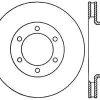 Stoptech StopTech Power Slot 05-09 Toyota Tacoma/03-09 4 Runner Slotted Left Front Cryo Rotor - Brakes Rotors & Pads