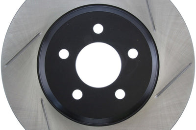 Stoptech StopTech Power Slot 05-10 Mustang GT V8-4.6L Front Left Slotted Rotor - Brakes Rotors & Pads