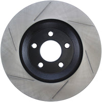 Stoptech StopTech Power Slot 05-10 Mustang GT V8-4.6L Front Left Slotted Rotor - Brakes Rotors & Pads