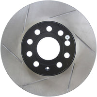 Stoptech StopTech Power Slot 05-10 VW Jetta (except Wagon) Front Left Slotted Rotor - Brakes Rotors & Pads