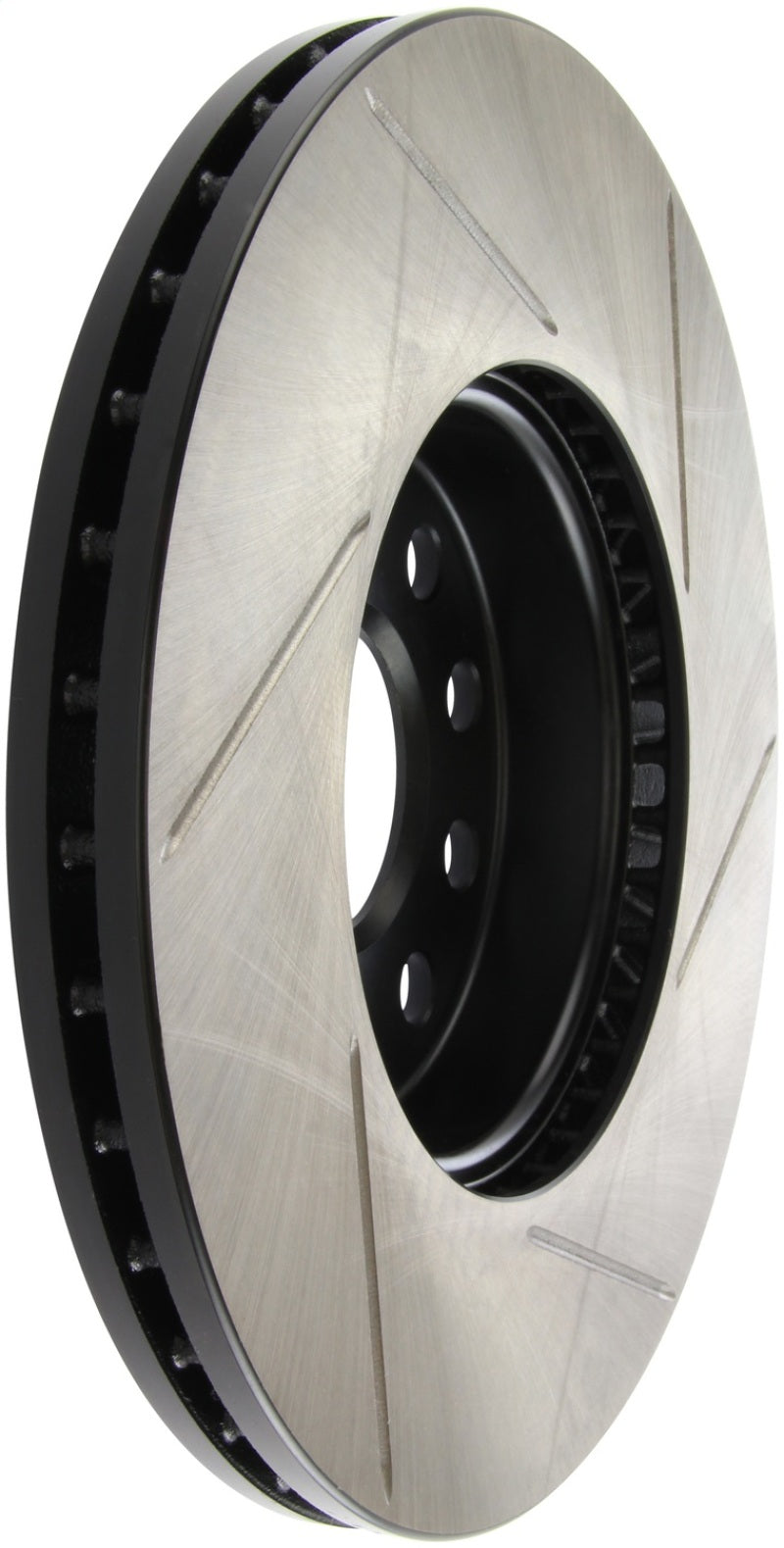 Stoptech StopTech Power Slot 05-10 VW Jetta (except Wagon) Front Left Slotted Rotor - Brakes Rotors & Pads