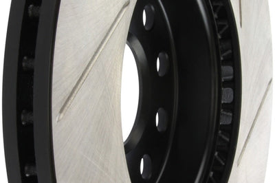 Stoptech StopTech Power Slot 05-10 VW Jetta (except Wagon) Front Left Slotted Rotor - Brakes Rotors & Pads