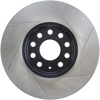 Stoptech StopTech Power Slot 05-10 VW Jetta (except Wagon) Front Left Slotted Rotor - Brakes Rotors & Pads