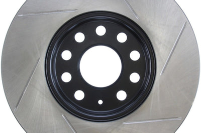 Stoptech StopTech Power Slot 05-10 VW Jetta (except Wagon) Front Left Slotted Rotor - Brakes Rotors & Pads