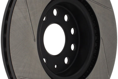Stoptech StopTech Power Slot 06-10 Audi A3 / 08-10 TT / 06-09 VW GTI Mlk V/Passat Left Front Slotted Rotor - Brakes