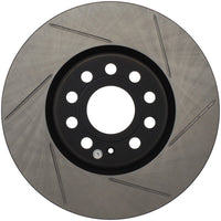 Stoptech StopTech Power Slot 06-10 Audi A3 / 08-10 TT / 06-09 VW GTI Mlk V/Passat Left Front Slotted Rotor - Brakes
