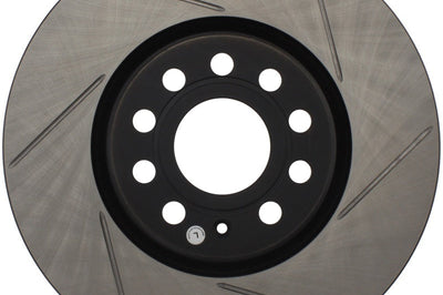 Stoptech StopTech Power Slot 06-10 Audi A3 / 08-10 TT / 06-09 VW GTI Mlk V/Passat Left Front Slotted Rotor - Brakes