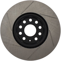 Stoptech StopTech Power Slot 06-10 Audi A3 / 08-10 TT / 06-09 VW GTI Mlk V/Passat Left Front Slotted Rotor - Brakes