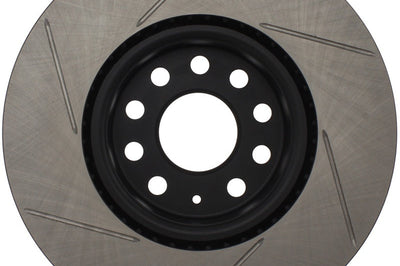 Stoptech StopTech Power Slot 06-10 Audi A3 / 08-10 TT / 06-09 VW GTI Mlk V/Passat Left Front Slotted Rotor - Brakes