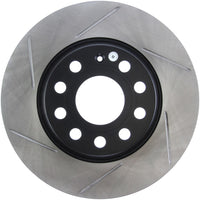 Stoptech StopTech Power Slot 06-10 Audi A3 / 09 VW CC (Passat CC) / 06-09 GTI Mk V Left Rear Slotted Rotor - Brakes