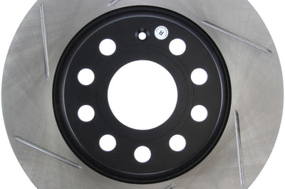 Stoptech StopTech Power Slot 06-10 Audi A3 / 09 VW CC (Passat CC) / 06-09 GTI Mk V Left Rear Slotted Rotor - Brakes