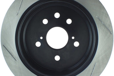 Stoptech StopTech Power Slot 06-10 Lexus IS250 Rear Left Slotted Rotor - Brakes Rotors & Pads