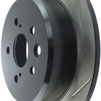 Stoptech StopTech Power Slot 06-10 Lexus IS250 Rear Left Slotted Rotor - Brakes Rotors & Pads