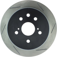 Stoptech StopTech Power Slot 06-10 Lexus IS250 Rear Left Slotted Rotor - Brakes Rotors & Pads