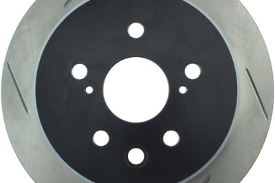 Stoptech StopTech Power Slot 06-10 Lexus IS250 Rear Right Slotted Rotor - Brakes Rotors & Pads