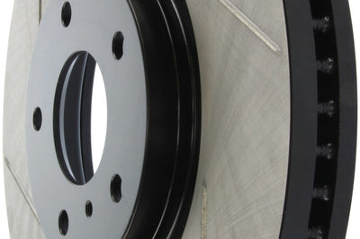 Stoptech StopTech Power Slot 07-08 Infiniti G35 2WD / 08 G37 Coupe SportStop Slotted Front Right Rotor - Brakes Rotors