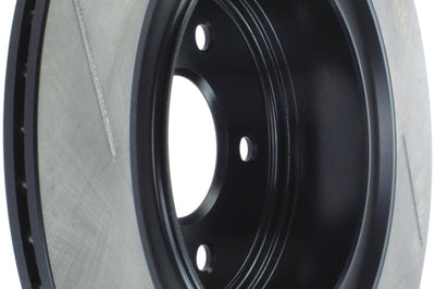 Stoptech StopTech Power Slot 07-08 Infiniti G35 2WD Sport Sedan / 08-09 G37 SportStop Slotted Rear Left Roto - Brakes