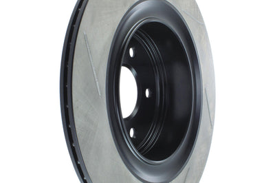Stoptech StopTech Power Slot 07-08 Infiniti G35 2WD Sport Sedan / 08-09 G37 SportStop Slotted Rear Left Roto - Brakes