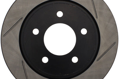 Stoptech StopTech Power Slot 07-09 Mazdaspeed 3 Slotted Left Rear Rotor - Brakes Rotors & Pads