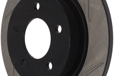 Stoptech StopTech Power Slot 07-09 Mazdaspeed 3 Slotted Left Rear Rotor - Brakes Rotors & Pads