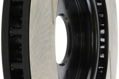 Stoptech StopTech Power Slot 07-10 Ford Mustang Shelby Front Left Slotted Rotor - Brakes Rotors & Pads