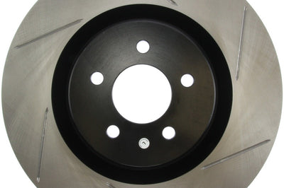 Stoptech StopTech Power Slot 07-10 Ford Mustang Shelby Front Left Slotted Rotor - Brakes Rotors & Pads