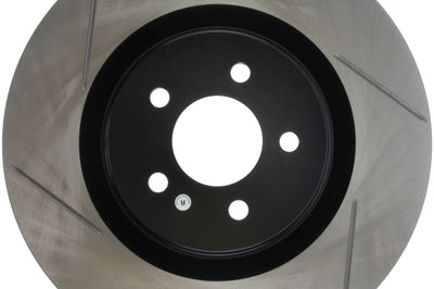 Stoptech StopTech Power Slot 07-10 Ford Mustang Shelby Front Right Slotted Rotor - Brakes Rotors & Pads