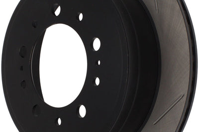 Stoptech StopTech Power Slot 08-09 Lexus LX450/470/570 / 07-09 Toyota Tundra Slotted Left Rear Rotor - Brakes Rotors &