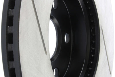 Stoptech StopTech Power Slot 08-09 Scion xD / 09 Pontiac Vibe Slotted Left Front Rotor - Brakes Rotors & Pads