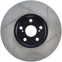 Stoptech StopTech Power Slot 08-09 Scion xD / 09 Pontiac Vibe Slotted Right Front Rotor - Brakes Rotors & Pads