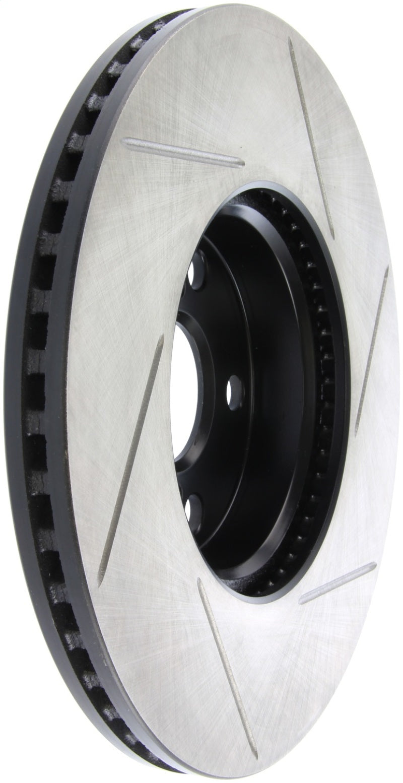 Stoptech StopTech Power Slot 08-09 Scion xD / 09 Pontiac Vibe Slotted Right Front Rotor - Brakes Rotors & Pads