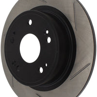 Stoptech StopTech Power Slot 09-10 Acura TSX / 08-10 Honda Accord Rear Left Slotted Rotor - Brakes Rotors & Pads