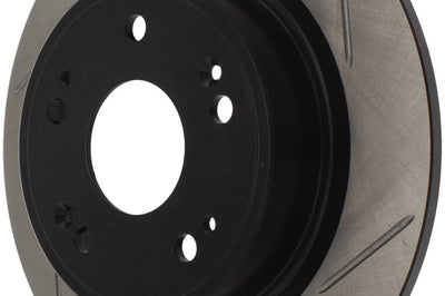 Stoptech StopTech Power Slot 09-10 Acura TSX / 08-10 Honda Accord Rear Left Slotted Rotor - Brakes Rotors & Pads