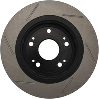 Stoptech StopTech Power Slot 09-10 Acura TSX / 08-10 Honda Accord Rear Left Slotted Rotor - Brakes Rotors & Pads