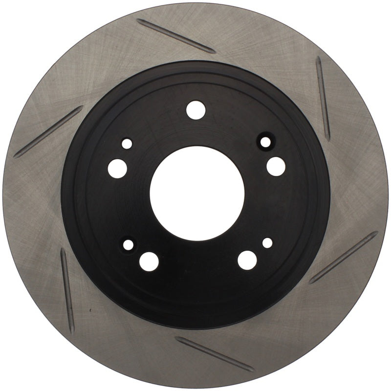 Stoptech StopTech Power Slot 09-10 Acura TSX / 08-10 Honda Accord Rear Left Slotted Rotor - Brakes Rotors & Pads