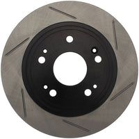Stoptech StopTech Power Slot 09-10 Acura TSX / 08-10 Honda Accord Rear Left Slotted Rotor - Brakes Rotors & Pads