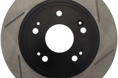 Stoptech StopTech Power Slot 09-10 Acura TSX / 08-10 Honda Accord Rear Left Slotted Rotor - Brakes Rotors & Pads