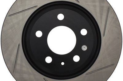 Stoptech StopTech Power Slot 09-10 Audi A4/A4 Quattro / 08-10 A5 / 10 S4 Rear Right Slotted Rotor - Brakes Rotors & Pads