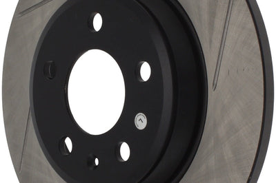Stoptech StopTech Power Slot 09-10 Audi A4/A4 Quattro / 08-10 A5 / 10 S4 Rear Right Slotted Rotor - Brakes Rotors & Pads