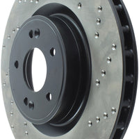 Stoptech StopTech Power Slot 10-13 Hyundai Genesis Coupe Track & R-Spec Front Left Drilled Rotor - Brakes Rotors Pads