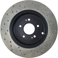 Stoptech StopTech Power Slot 10-13 Hyundai Genesis Coupe Track & R-Spec Rear Right Drilled Rotor - Brakes Rotors Pads