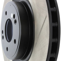 Stoptech StopTech Power Slot 10 Hyundai Genesis Coupe Track Front Left Slotted Rotor - Brakes Rotors & Pads
