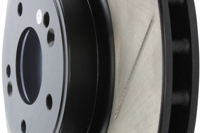 Stoptech StopTech Power Slot 10 Hyundai Genesis Coupe Track Front Left Slotted Rotor - Brakes Rotors & Pads