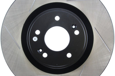 Stoptech StopTech Power Slot 10 Hyundai Genesis Coupe Track Front Right Slotted Rotor - Brakes Rotors & Pads