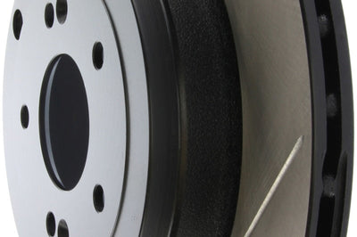 Stoptech StopTech Power Slot 10 Hyundai Genesis Coupe Track Rear Left Slotted Rotor - Brakes Rotors & Pads
