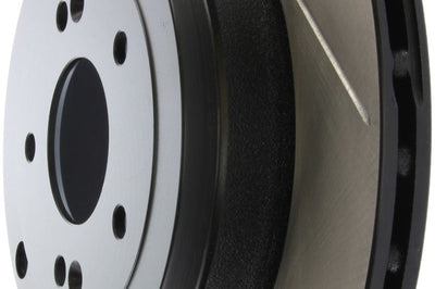 Stoptech StopTech Power Slot 10 Hyundai Genesis Coupe Track Rear Right Slotted Rotor - Brakes Rotors & Pads