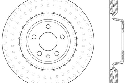 Stoptech StopTech Power Slot 12 Audi A6 Quattro/11-12 A7 Quattro / 07/11-13 S4 Front Right Slotted Rotor - Brakes