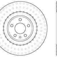 Stoptech StopTech Power Slot 12 Audi A6 Quattro/11-12 A7 Quattro / 7/11-13 S4 Front Left Slotted Rotor - Brakes Rotors