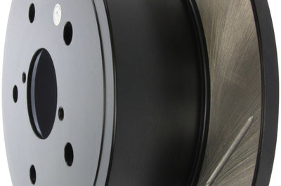 Stoptech StopTech Power Slot 2015 Subaru WRX (w/o EyeSight) Rear Left Slotted Rotor - Brakes Rotors & Pads